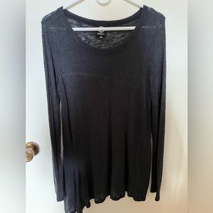 Bobeau Lightweight Long-sleeve Top